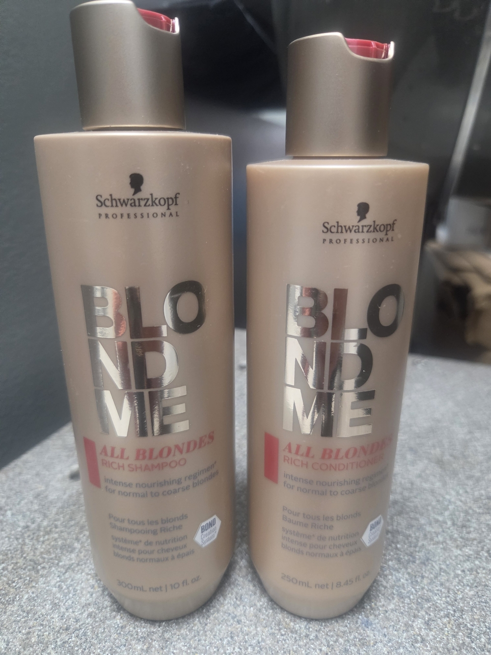 NWT Schwarzkopf BLONDME All Blondes Rich Shampoo & Conditioner Duo 300ml Each